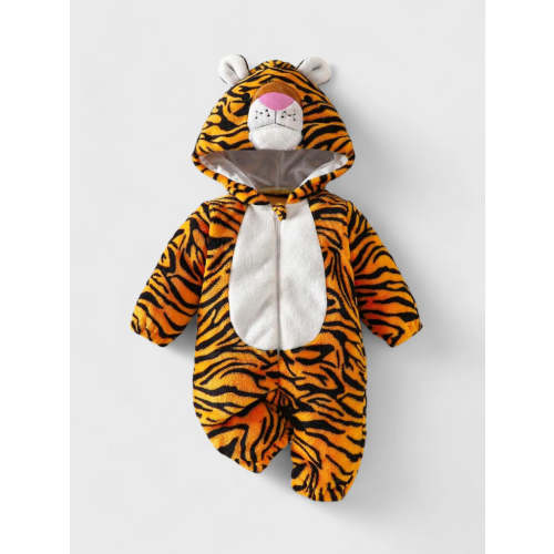 Baby Tiger Fleece Jumpsuit