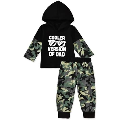 Aalizzwell Toddler Infant Baby Boys Hoodie Sweatshirt Pants Outfits Spring Winter Sweatsuits Clothes Sets
