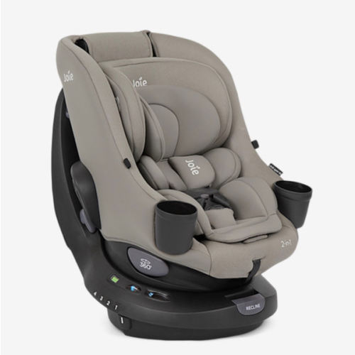 Joie Chili Spin SI Rotating 2-in-1 Convertible Car Seat - Dove: 28.7 Lbs, Forward or Rear Facing, LATCH Compatible