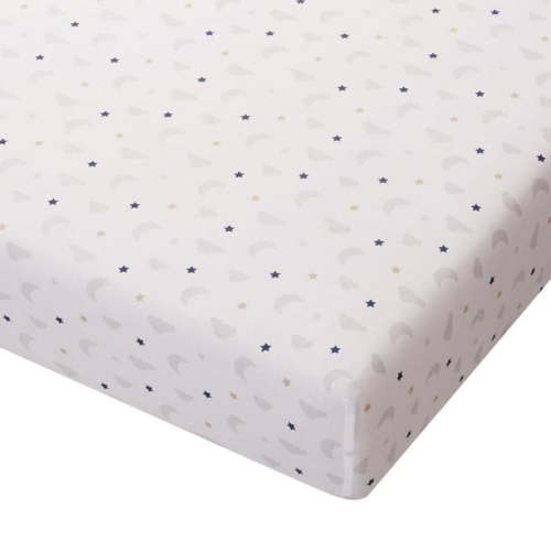 George Baby Organic Cotton Single Pack Crib Sheet, 28" x 52", organic cotton - Walmart.ca