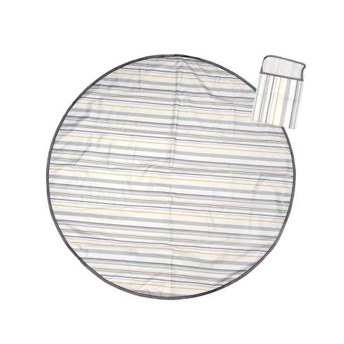 catchALL Baby Splat Mat for Under High Chair - White, Gray, Orange