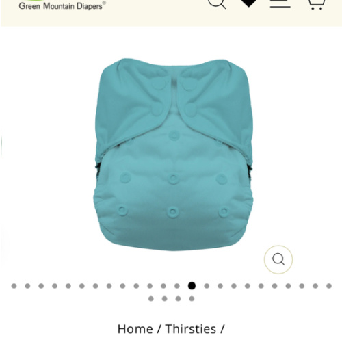 Thirsties Natural One-Size All-in-One Diaper - Snaps