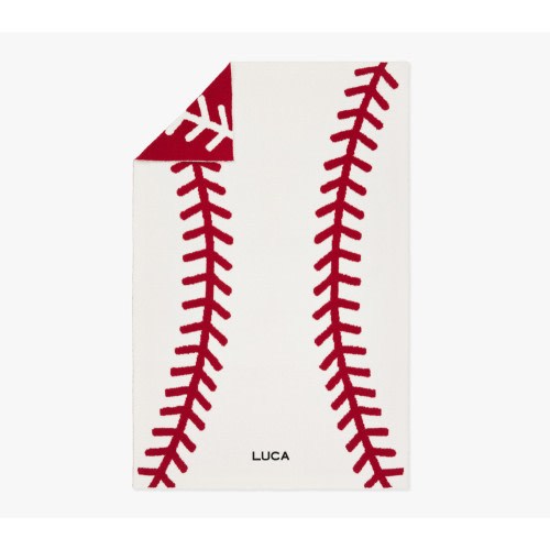 Baseball Fuzzy Kid Throw Blanket