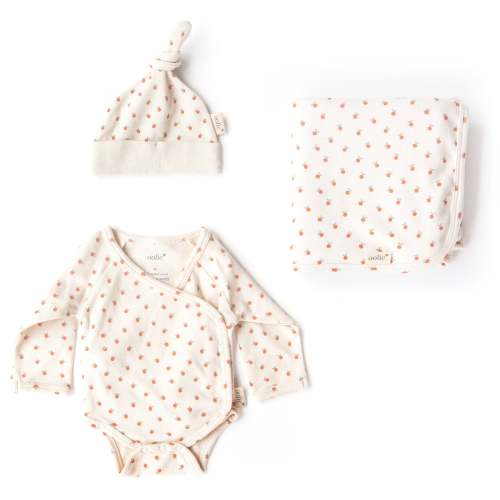 Organic Newborn Trio & Gift Bag – Little Peach