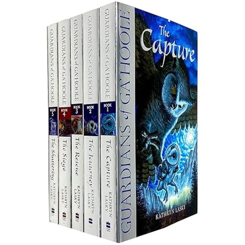 Guardians Of Ga'hoole Series Books 1 - 5 Collection Set by Kathryn Lasky (The Capture, The Journey, The Rescue, The Siege & The Shattering)