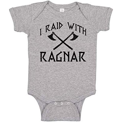I Raid with Ragnar Viking Baby Bodysuit/Toddler T-Shirt Clothing Gift