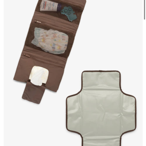 Calpak Diaper Changing Pad Organizer - HAZELNUT