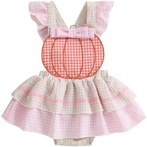 My First Halloween Baby Girl Outfit Newborn Pumpkin Romper Dress Cute Baby Dresses Photography Outfits
