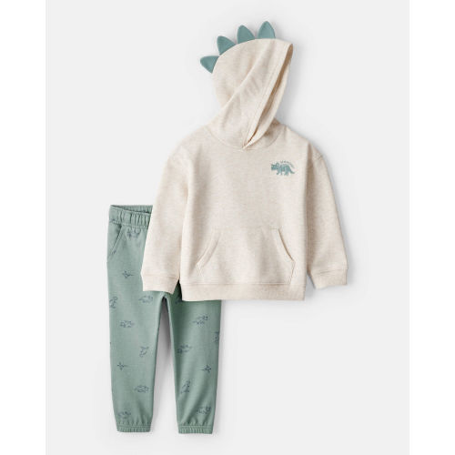 Toddler Boy DayDream Fleece Dinosaur Print Long-Sleeve Tee & Pant Set - Carter's | Carter's