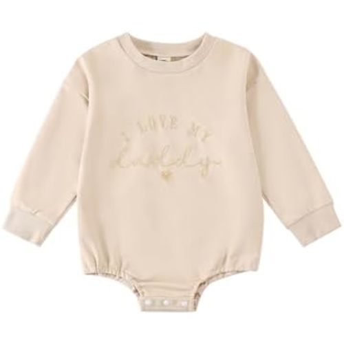 Embroidered Newborn Outfit Romper, Baby Clothes Boy Girl, Gifts for Baby Boys/Girls 0-18M