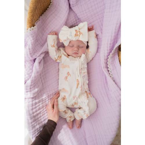 Frill Zip Romper | Pony Club