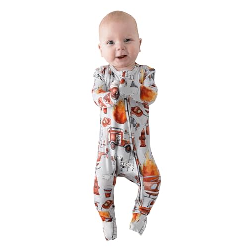 Posh Peanut Convertible Baby Sleepers - Girls Footless Baby Pajamas with 2 Way Zipper for Easy Diaper Changes