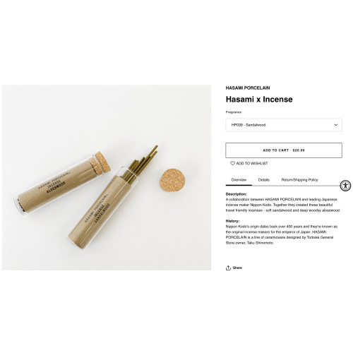 hasami incense