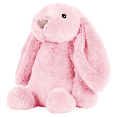 Kiewfjdk Soft Easter Bunny Plush Toy - Cute Stuffed Rabbit Animal | Fluffy Long-Ear Bunny for Kids, Bunny Stuffed Animal, Easter Decor & Nursery | Pink Colors (Perfect for Spring/Easter Gifts)