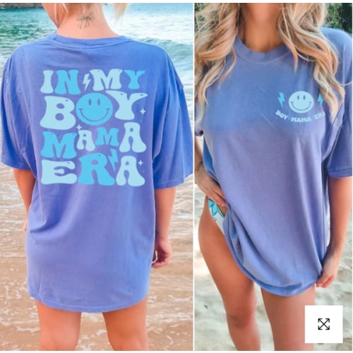 In My Boy Mama Era Nursing T-shirt – Giftifymama