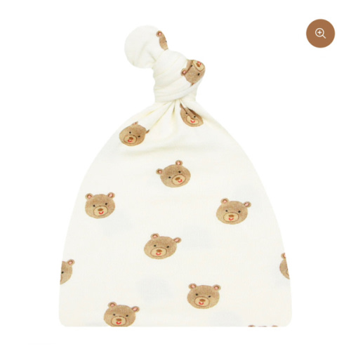 Teddy Top Knot Hat