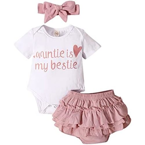 Baby Girl Clothes Stuff Newborn Infant Summer Cute Outfit 0-24 Months