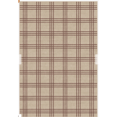 Pierre Rust & Natural Rug | 6x9