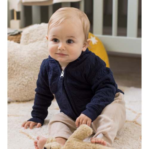 Organic Cotton Quilted Bee Baby Jacket - Midnight – Burt's Bees Baby