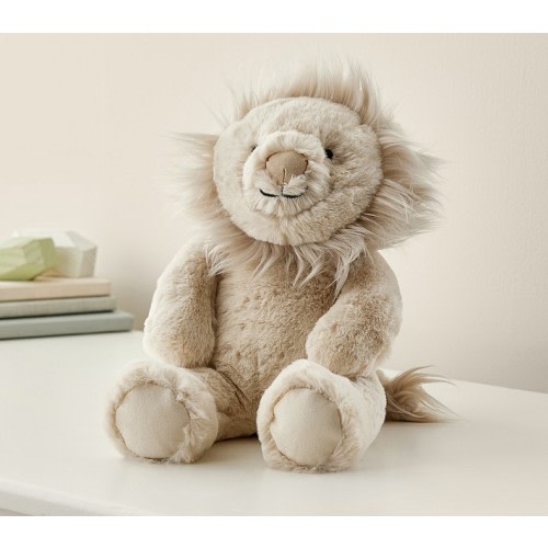 Taupe Lion Critter Plush