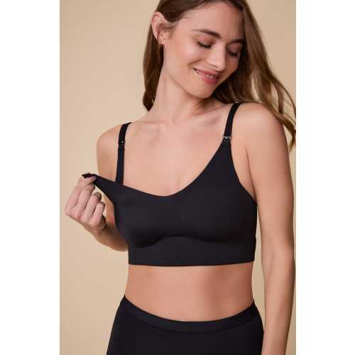 Buy The Nursing Bliss Nursing Bra in Black | Harper Wilde