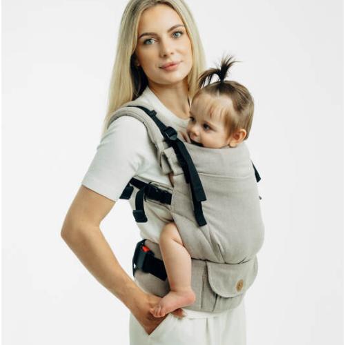 LennyUpGrade PRO Carrier, Standard Size, broken-twill weave 100% cotton - PEANUT BUTTER