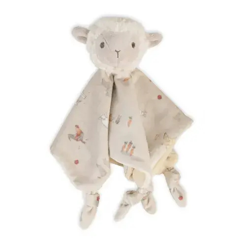 The Little Linen Co. Lovie Comforter Farmyard Lamb | Baby Bunting AU