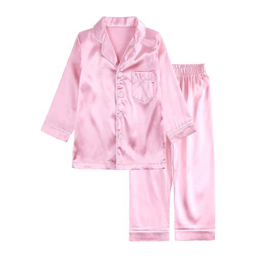 Summer Savings Clearance 2025! Itsun Toddler Pajamas,Girls Pajamas,Toddler Baby Kids Winter Boys Girls Solid Color Long Sleeved Home Wear Clothes Suit Pink 12 Months