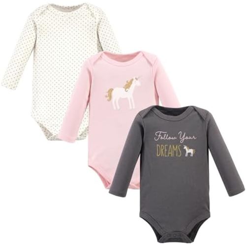 Luvable Friends Hudson Baby Bodysuits 3pk