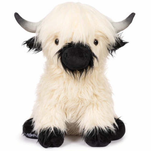 Jumbo White & Black Highland Cow SnugglePal – SnugglePals