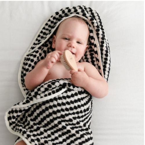 Pompom Hooded Baby Towel