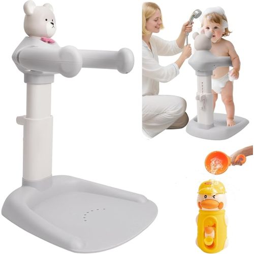 Infant Baby Bath Standing Support Shower Stand
