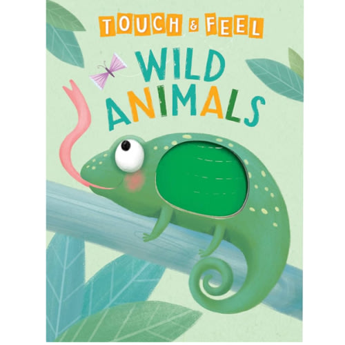 Wild Animals: A Touch and Feel Book - Children's Board Book - Educational