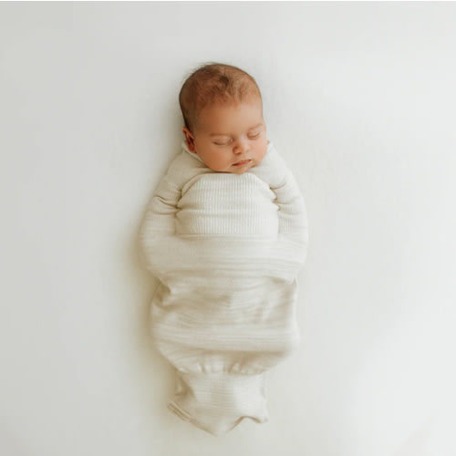 Bamboo Blend Beige Swaddle Sleep Sack – Swaddelini
