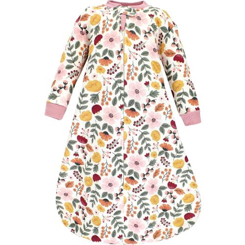 Hudson Baby Unisex Baby Premium Quilted Long Sleeve Sleeping Bag and Wearable Blanket