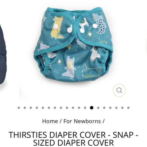 Thirsties Diaper Cover - Snap - sized diaper cover