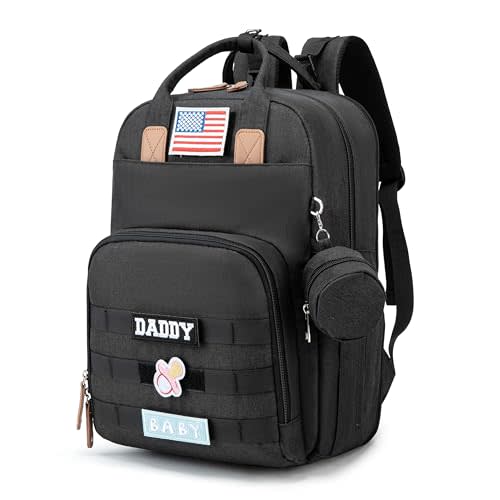 Expandable Diaper Bag Backpack, Large Capacity