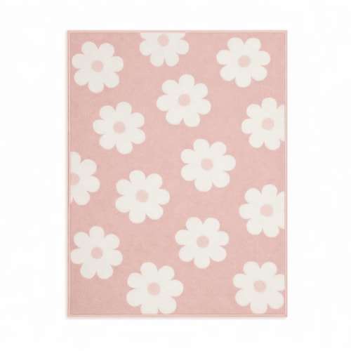 Little Nest Toddler Area Rug, Flower Power, 3X5"