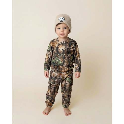cargo jogger set - brown camo