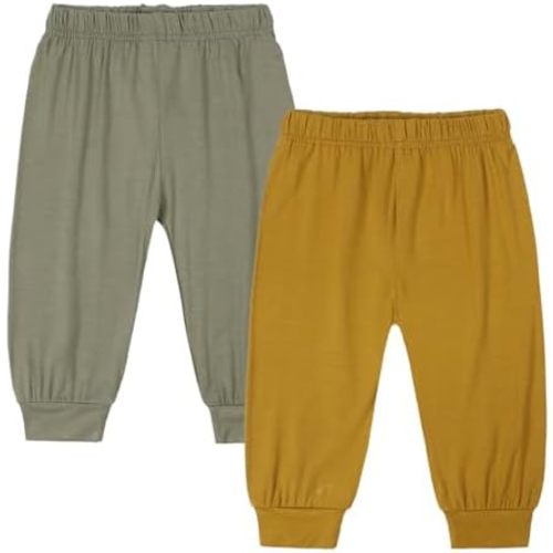 MYGBCPJS Toddler Boys Girls 2Pcs Bamboo Viscose Tshirt with Pocket Infant Baby Solid Short Sleeve Crewneck Tee Shirt T-shirt