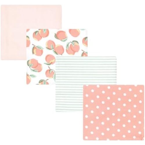 Luvable Friends Little Treasure Flannel Receiving Blankets 4pk