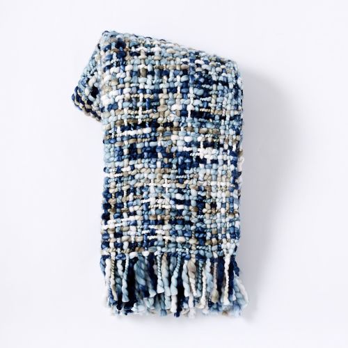 Marled Basketweave Throw