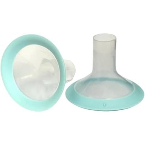 Zomee Flex Breast Nipple Shield Latch Assistance Inverted or Flat- Comfortable & Soft for Easy Pumping Use for Z1 Z2 Breast Pump (Multiple 2 Pack Sizes) (17mm)