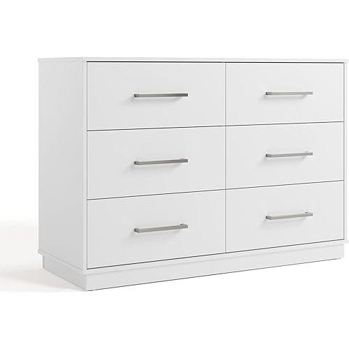 Graco Essentials 6 Drawer Bedroom Dresser, White
