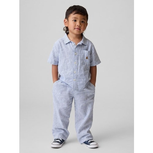 Baby & Toddler Linen-Cotton Pull-On Pants