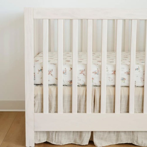 Pleated Crib Skirt