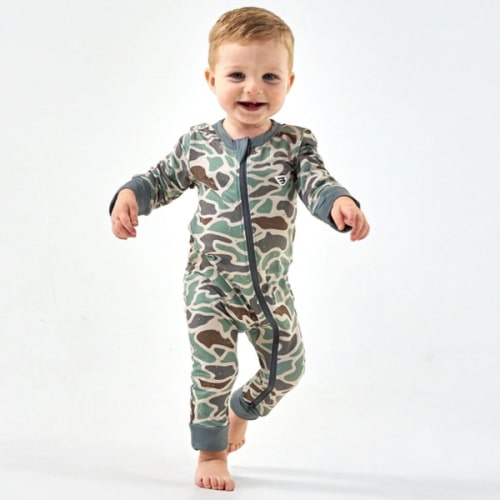 Baby Zip Up - Retro Duck Camo – BURLEBO