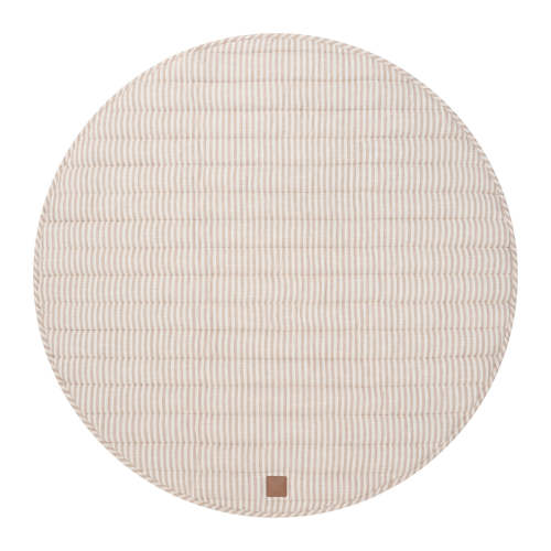 Natural Stripe Linen Baby Play Mat – The Muse Edition