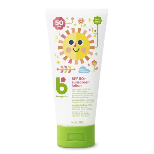BabyGanics Mineral-Based Sunscreen Lotion, SPF 50, 6 fl oz