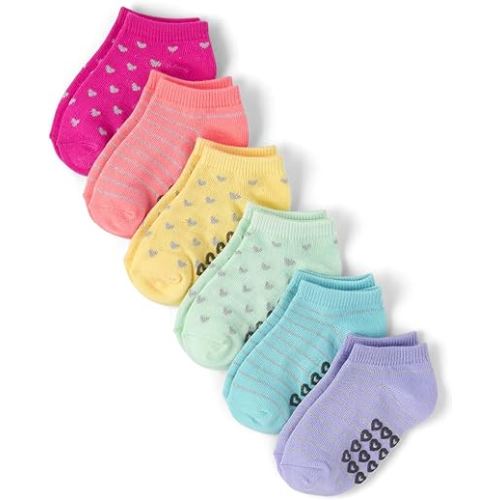 The Children's Place Baby Girls' Heart Ankle Socks